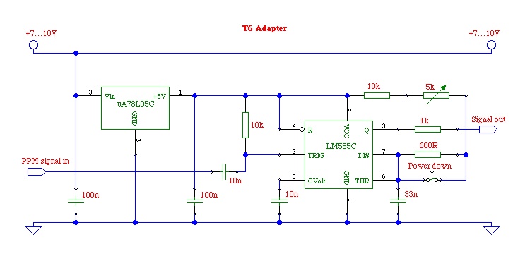 T6 adapter circuit